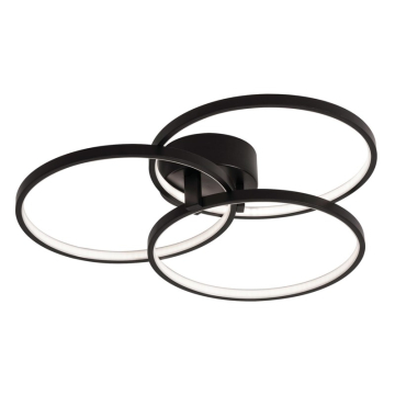 AFX Orion 16" LED Semi-Flush Mount - 3000K - 120V - Black