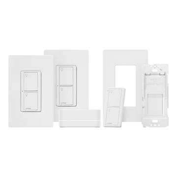 Lutron Caseta 2-Pack Smart Switch Kit For Wall and Ceiling Lights