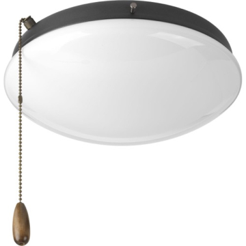 Progress Lighting 2-Light Universal Ceiling Fan Light Kit - Graphite