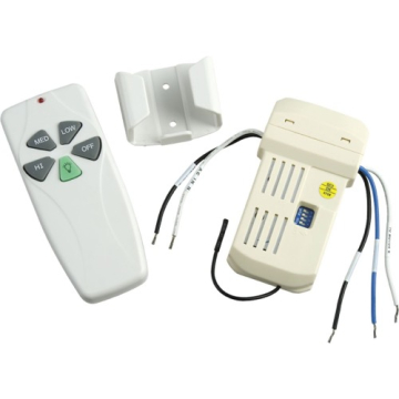 Progress Lighting AirPro Ceiling Fan/Light Remote Control - White
