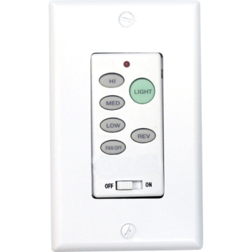 Progress Lighting AirPro Ceiling Fan Wall Control - White