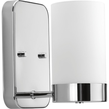 Progress Lighting Elevate 1-Light Bath Vanity Sconce - 120V - Polished Chrome