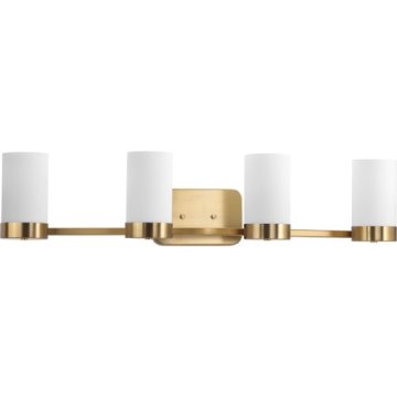 Progress Lighting Elevate 4-Light Bath Vanity Light - 120V - Brushed Bronze