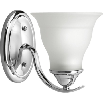 Progress Lighting Trinity 1-Light Bath Vanity Sconce - 120V - Polished Chrome