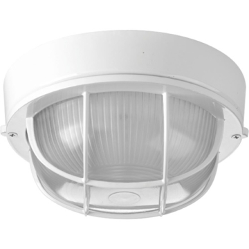 Progress Lighting Bulkheads Round Flush Mount - 120V - White