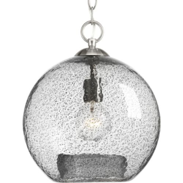 Progress Lighting Malbec 1-Light Pendant - 120V - Brushed Nickel