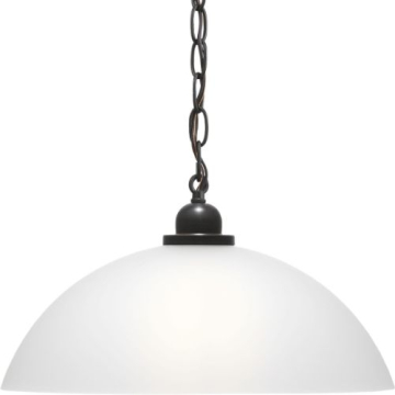 Progress Lighting Classic Dome Pendant 1-Light Pendant - 120V - Antique Bronze