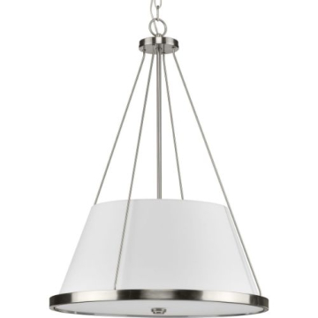 Progress Lighting Saffert 3-Light Pendant - 120V - Brushed Nickel