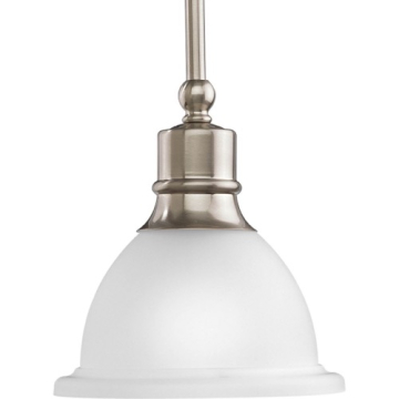 Progress Lighting Madison Mini Pendant - 120V - Brushed Nickel