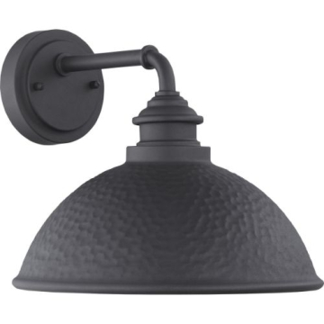 Progress Lighting Englewood 1-Light Medium Outdoor Wall Lantern - 120V - Textured Black