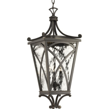 Progress Lighting Cadence 3-Light Hanging Lantern - 120V - Oil Rubbed Bronze