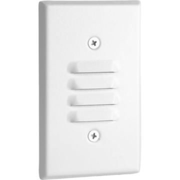 Progress Lighting Mini LED Louver Step Light - 3000K - 120V - Satin White