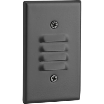 Progress Lighting Mini LED Louver Step Light - 3000K - 120V - Black