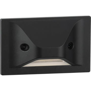 Progress Lighting Indoor/Outdoor LED Hood Step Light - Horizontal + Vertical - 3000K - 120V - Black