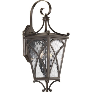 Progress Lighting Cadence 2-Light Medium Outdoor Wall Lantern - 120V - Oil Rubbed Bronze