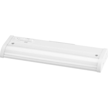 Progress Lighting Hide-a-Lite 12" LED Linear Under Cabinet Light - CCT Selectable - 120V - Satin White
