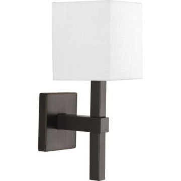 Progress Lighting Metro 1-Light Wall Sconce - 120V - Antique Bronze