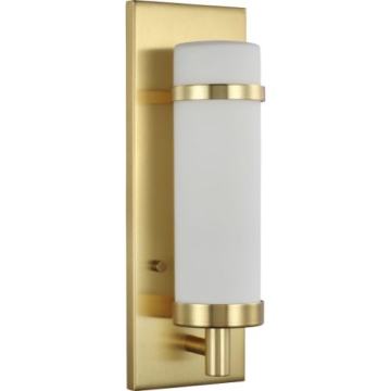 Progress Lighting Hartwick 14" Wall Sconce - 120V - Satin Brass