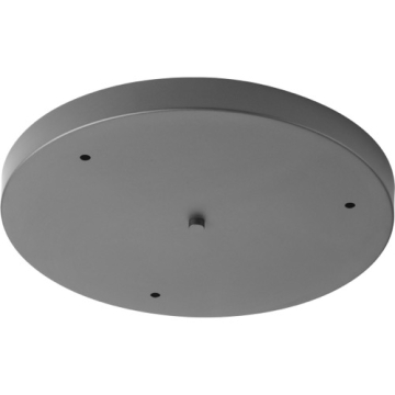 Progress Lighting 15.5" Round Canopy Kit for Up to 3 Pendants - Graphite