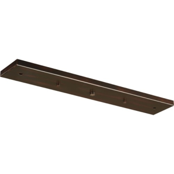 Progress Lighting 24" Linear Canopy Kit for Up to 3 Pendants - Antique Bronze
