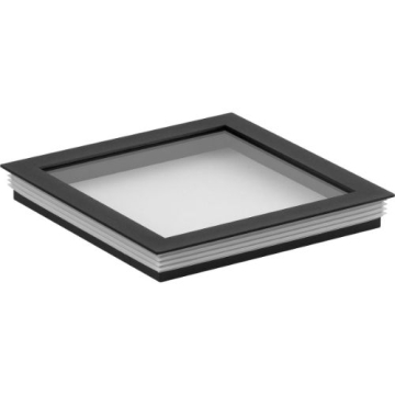 Progress Lighting 6" Square Cylinder Lens - Black