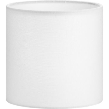 Progress Lighting White Linen Drum Shade for Elara Collection