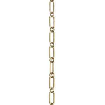 Progress Lighting Accessory Chain - 48" of 9 Gauge Chain in Brushed Gold