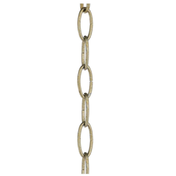 Progress Lighting Accessory Chain - 48" of 9 Gauge Chain in Gilded Silver