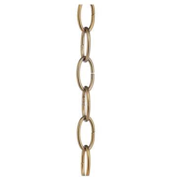 Progress Lighting Accessory Chain - 48" of 9 Gauge Chain in Soft Gold