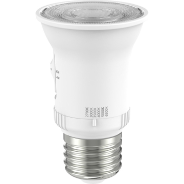RAB LED PAR16 Lamp - 550 Max Lumens - 5.2 | 6.5W - CCT Selectable - 90 CRI - Dimmable - E26 Base - 120V