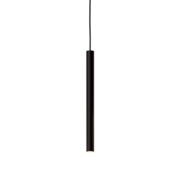 DALS Nova LED Cylindrical Pendant - 18" - 9W - CCT Selectable - 120V - Black