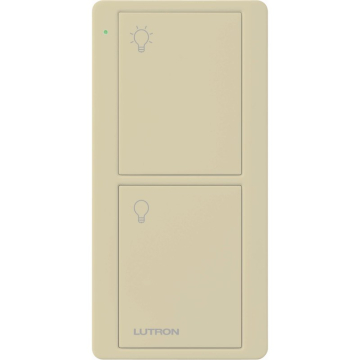Lutron 2-Button Pico Smart Remote - Light Icons - Ivory