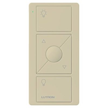 Lutron Original 3-Button Pico Smart Remote with Raise/Lower and Preset - Light Icons - Ivory