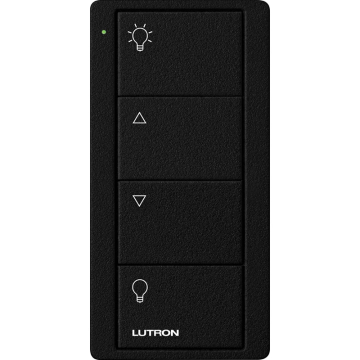 Lutron 4-Button Pico Smart Remote - Zone Control - Light Icons - Midnight