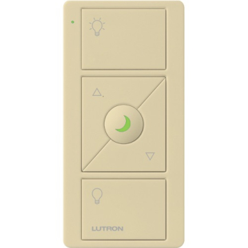 Lutron Pico Wireless Control Keypad - 3-Button w/ Raise/Lower and Nightlight - Ivory