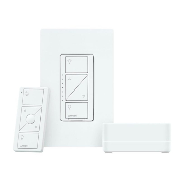 Lutron Caseta Smart Hub Pro Dimmer Kit w/ One Dimmer and One Pico