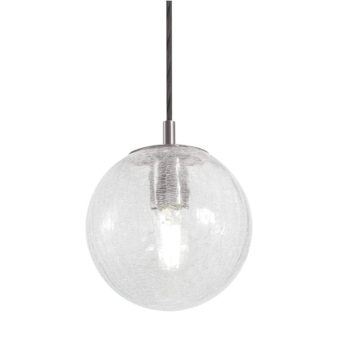 AFX Palla 7" Medium Base Pendant - 120V - Satin Nickel
