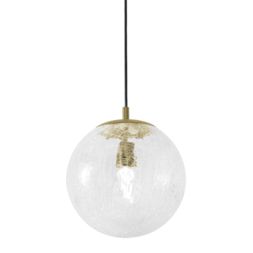 AFX Palla 9" Medium Base Pendant - 120V - Light Antique Brass
