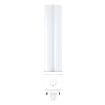 Green Creative 9W LED PL Lamp - Universal 2-4 Pin G24/GX24 Base - 3500K - 1,200 Lumens - 120-277V or Ballast Compatible