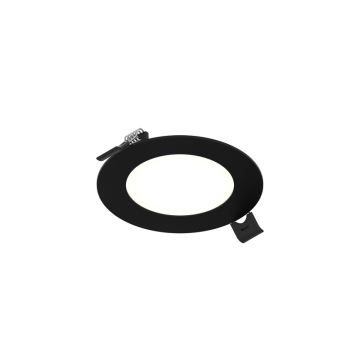 DALS Reach 4" LED Slim Downlight - 740 Lumens - 9W - CCT Selectable - 120V - Black