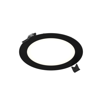 DALS Reach 6" LED Slim Downlight - 990 Lumens - 12W - CCT Selectable - 120V - Black