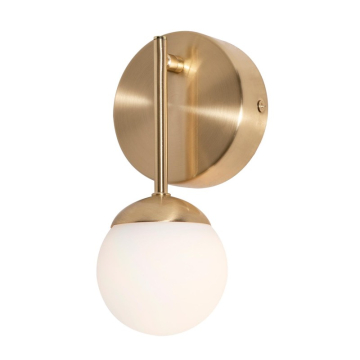 AFX Pearl 9" LED Wall Sconce - 3000K - 120V - Satin Brass
