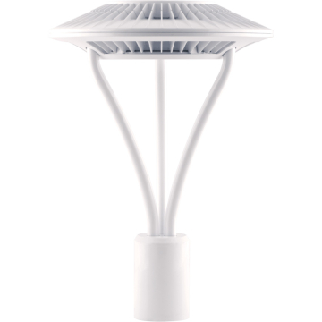 RAB 26W Circular LED Area Light - Type V - 5000K - 3,022 Lumens - 120-277V - White