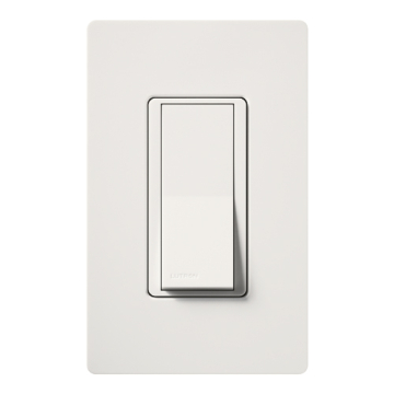 Lutron Claro 3-Way Switch with Nightlight - 15A - Snow