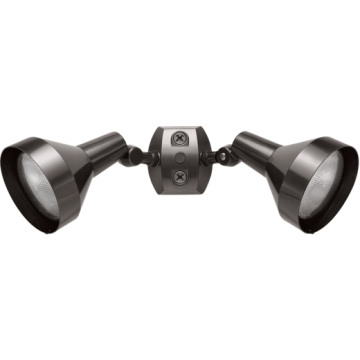 RAB Dual Head PAR Flood Kit - Bell Hood - 120V - Bronze