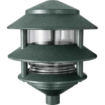 RAB 75W Max Three Tier Landscape Light - Verde Green - 120V