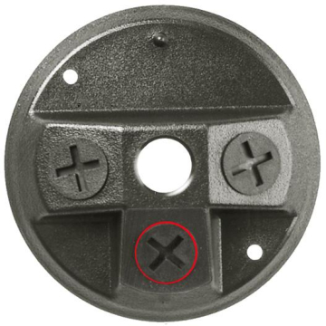 RAB 4 Hole Polycarbonate 4" Round Cover - Black