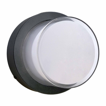 Westgate LRS LED Round Non-Cutoff Wall Pack - 12W - CCT Selectable - 650 Lumens - 120V - Black