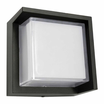Westgate LRS LED Square Non-Cutoff Wall Pack - 12W - CCT Selectable - 650 Lumens - 120V - Black