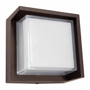 Westgate LRS LED Square Non-Cutoff Wall Pack - 12W - CCT Selectable - 650 Lumens - 120V - Bronze